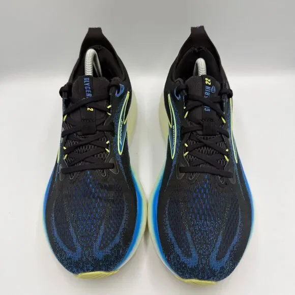 Brooks Glycerin GTS 22 Men's 10 2E Black Blue Running Shoes Sneakers 1104452E002 - Picture 6 of 11